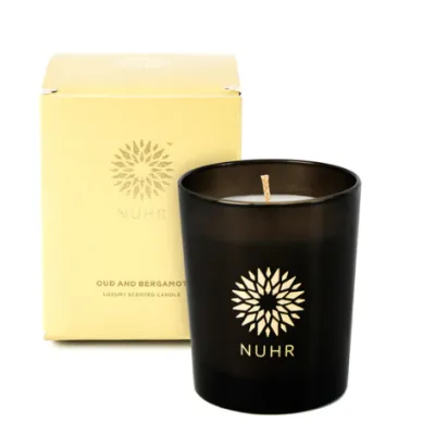 NUHR - Oud & Bergamot luxusná vonná sviečka