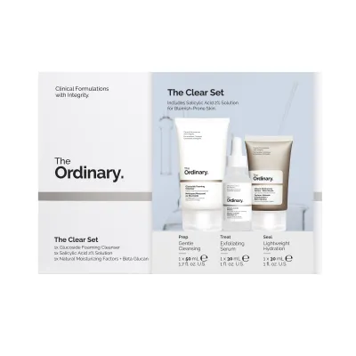 THE ORDINARY - The Clear Set - kozmetický set pre problémovú pleť