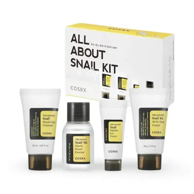 COSRX - All About Snail Trial Kit - sada se slimačím slizem