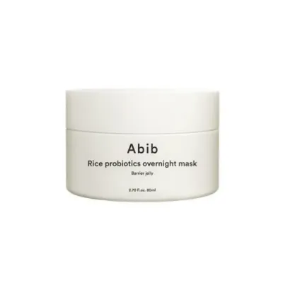 ABIB - Rice Probiotics Overnight Mask Barrier jelly - pleťová noční maska 80ml
