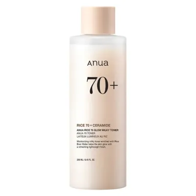 ANUA - Rice 70 Glow Milky Toner - hydratační tonikum 250 ml